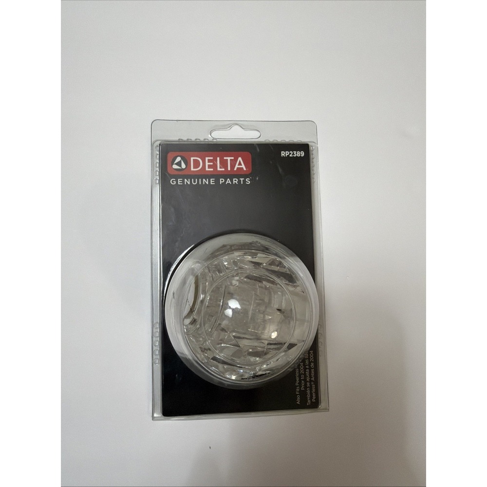 Delta Faucet RP2389 Single Clear Knob Handle Kit with Button and‎ Set Screw